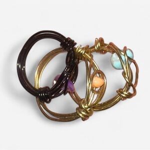 Handmade Gemstone Ring Bundle